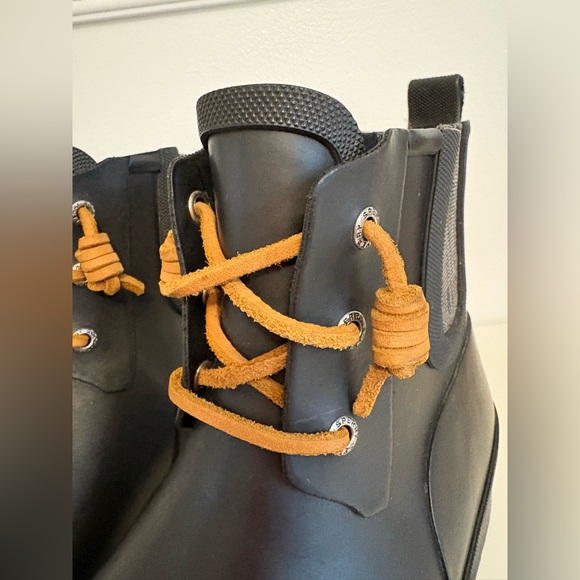 Sperry Walker Steam Waterproof Rain Boots, in Black, Size 8 - Picture 10 of 12